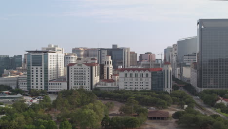 Vista-Aérea-Del-área-Del-Centro-Médico-De-Houston