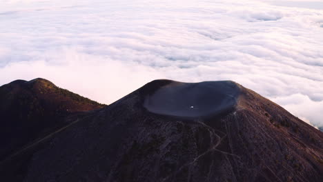 vuelo aereo del volcan acatenango en guatemala