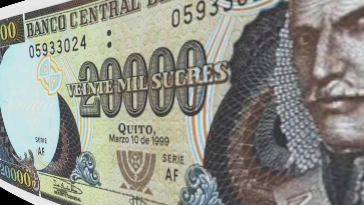 Banconota ecuadoriana da 20000 sucres