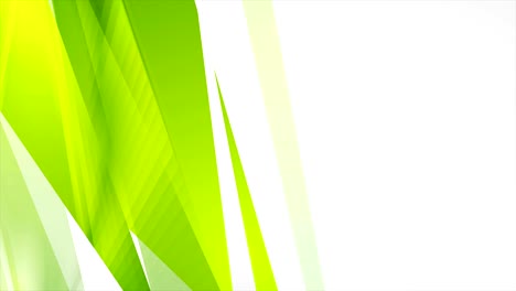 bright green glossy stripes abstract video animation