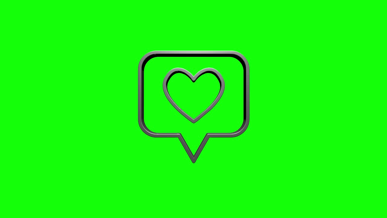 Social media icon design. Outline web icon. Motion graphics.