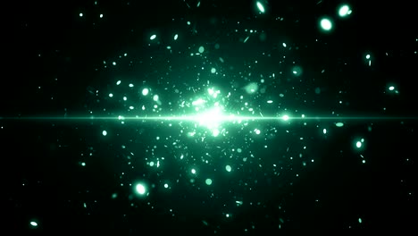 partículas de polvo abstracto luz bokeh títulos de movimiento bucle de fondo cinematográfico