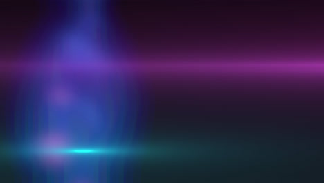 animación de manchas rosadas y azules brillantes sobre un fondo púrpura