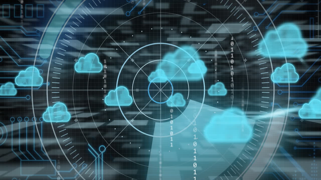 클라우드의 애니메이션, 컴퓨터 서버를 통한 데이터 처리