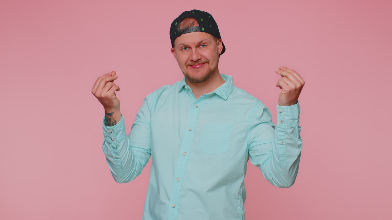 Rich man showing wasting or throwing money around hand gesture more tips dreaming about big profit