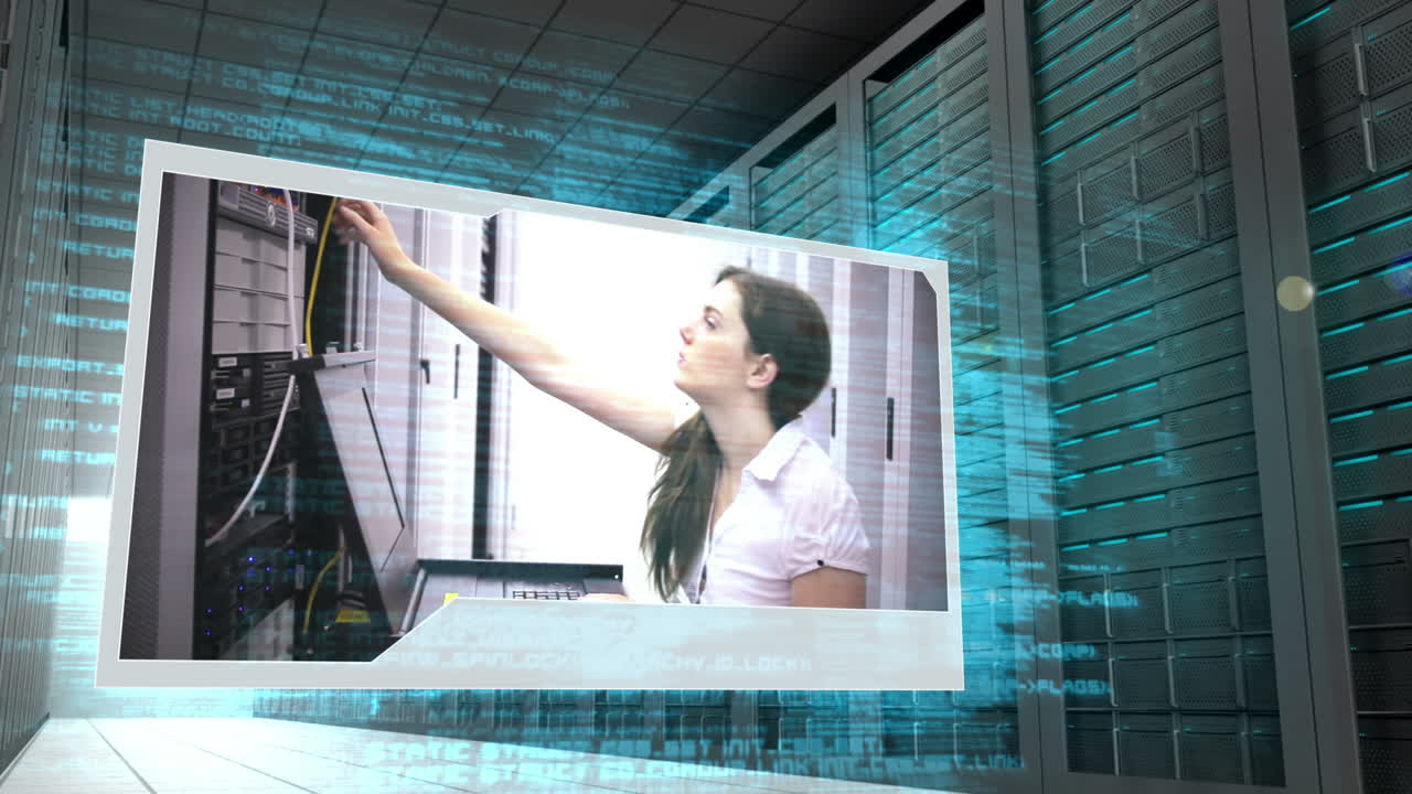 컴퓨팅에 관한 다양한 클립의 애니메이션