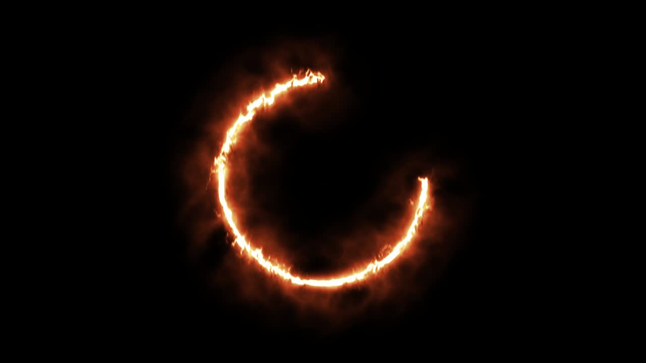 fire of ring loop animation