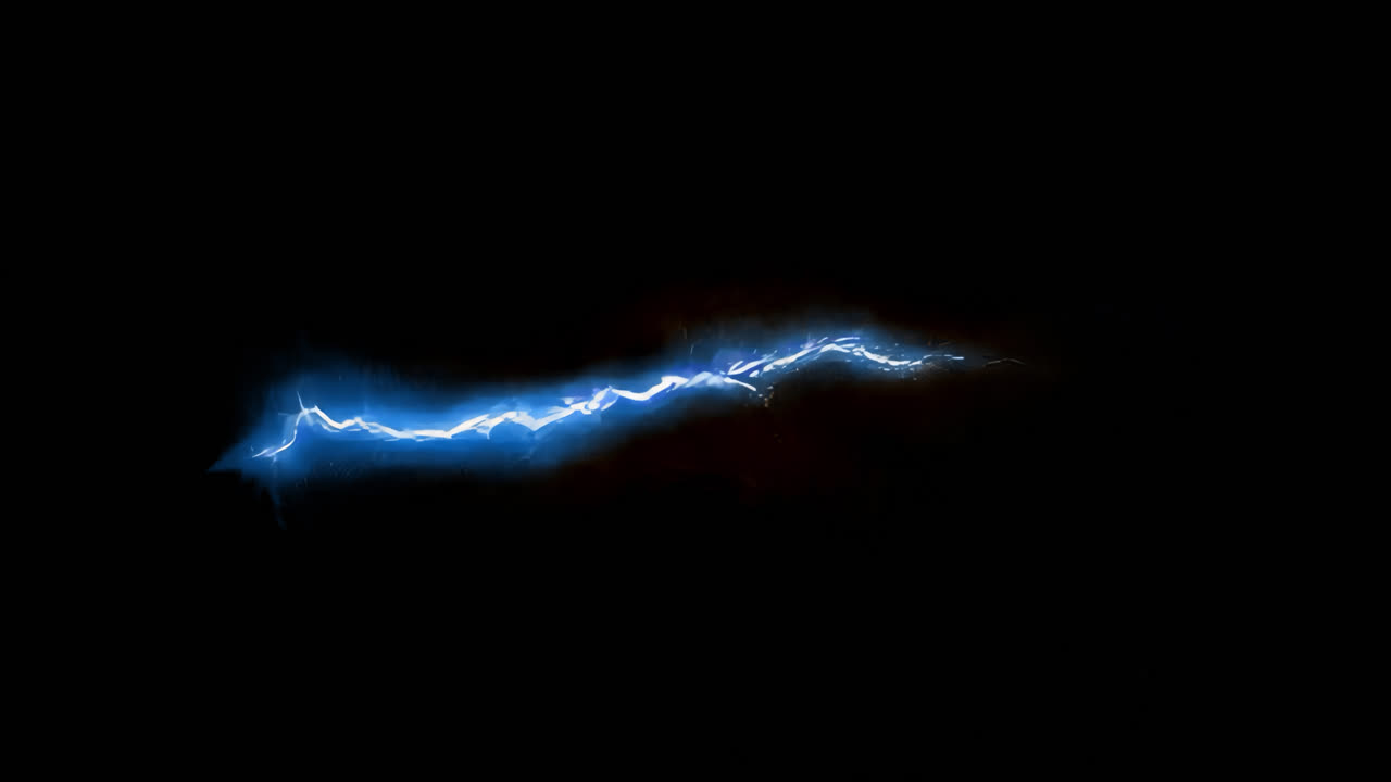 Abstract Blue Lightning