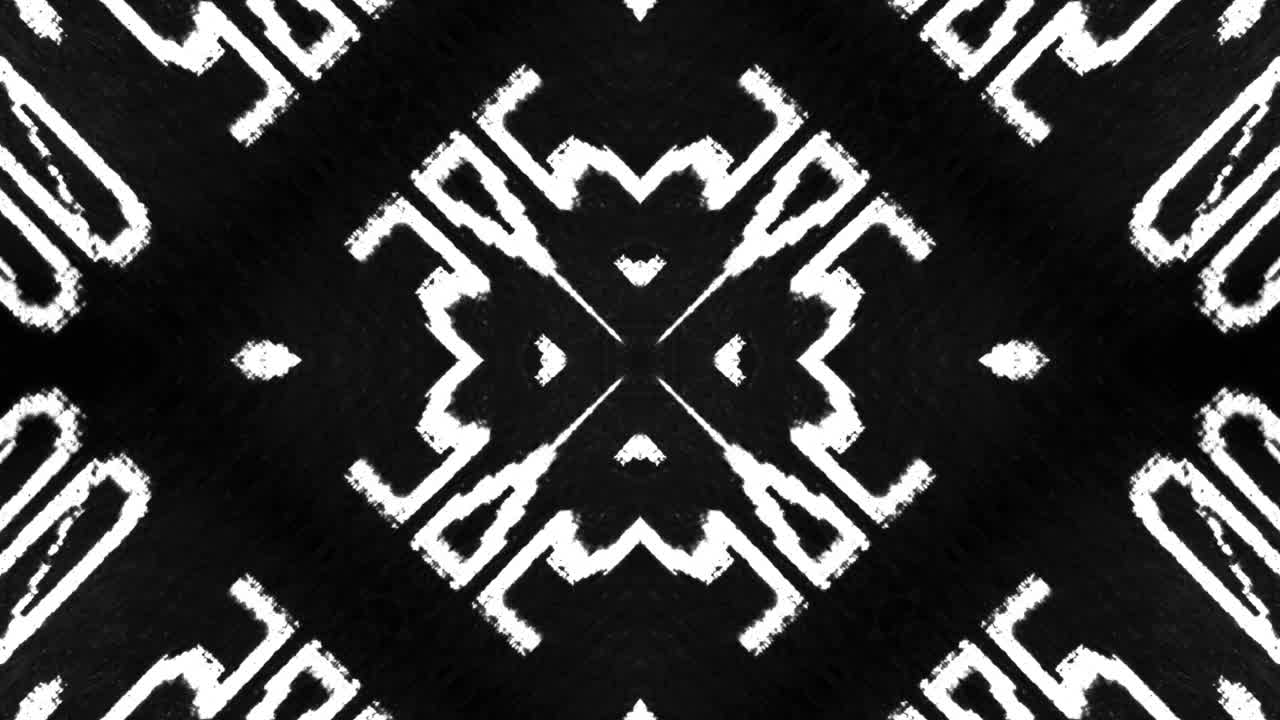 animación psicodélica abstracta y en bucle.