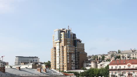 cityscape with modern high-rise building