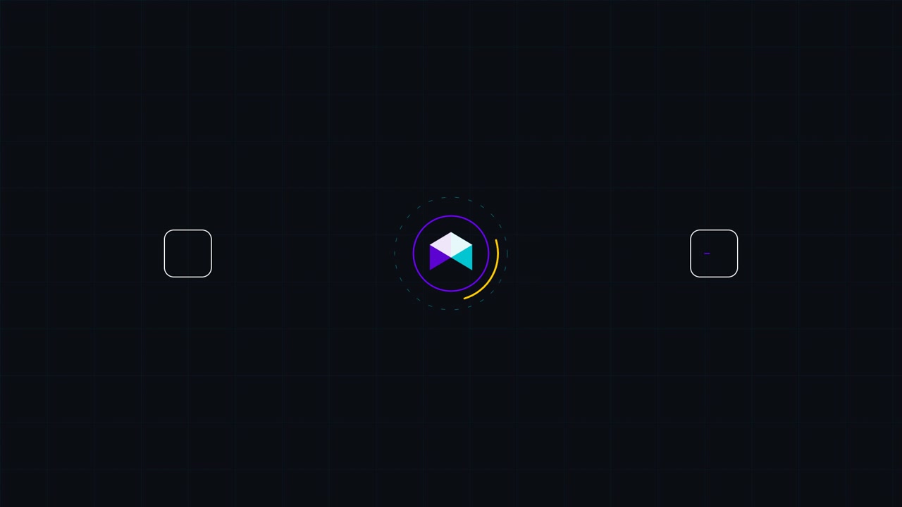 Minimalist Abstract Motion Graphics Logo Reveal Animation