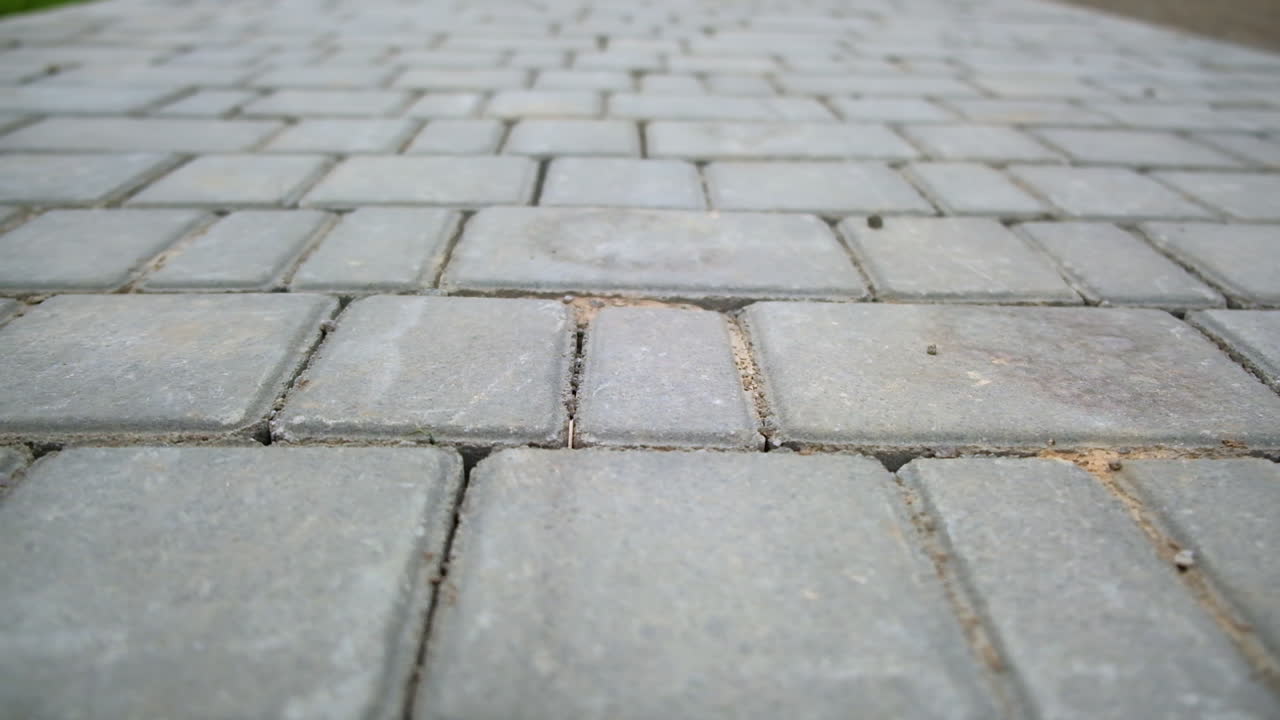 Grey Paver Pathway