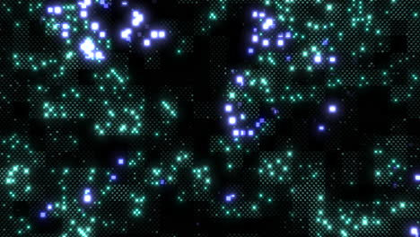 blue and green dot pattern on black background for web design