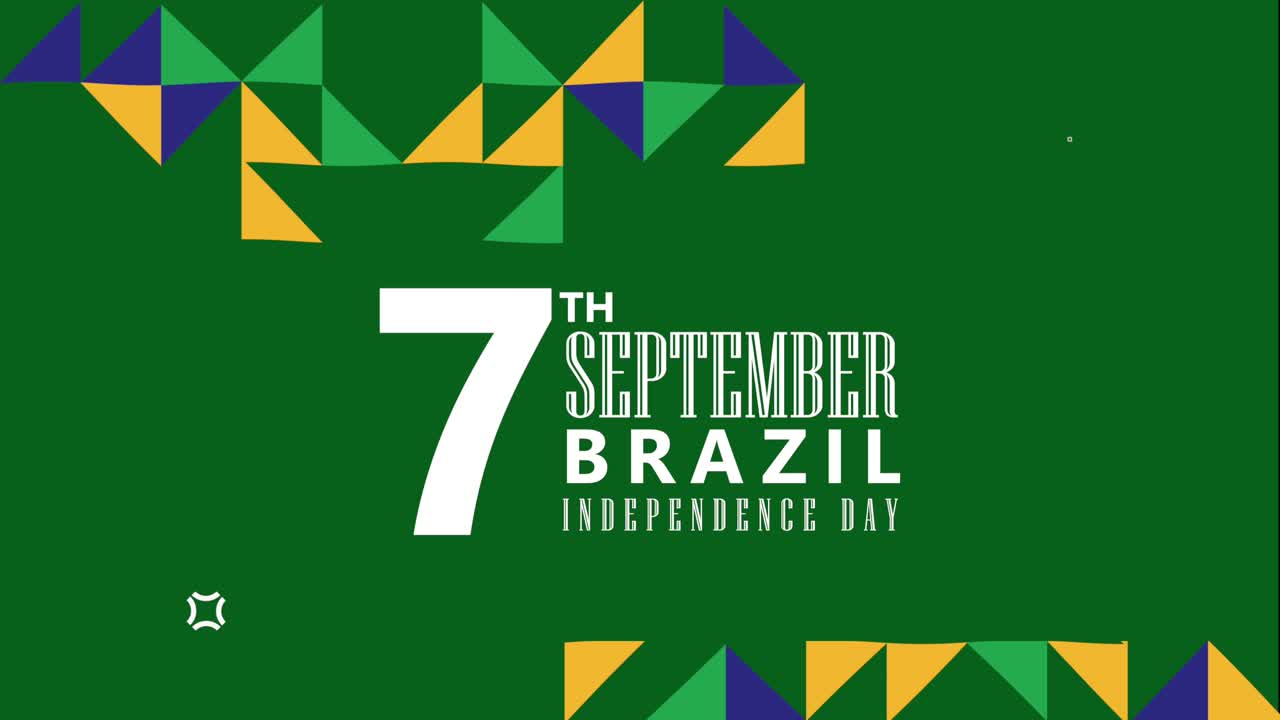 lettering Sete de Setembro Independência do Brasil