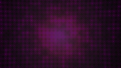 animation of multiple pink circles in row on black background