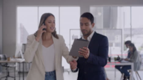 Stressed-out-business-woman-talking-on-the-phone