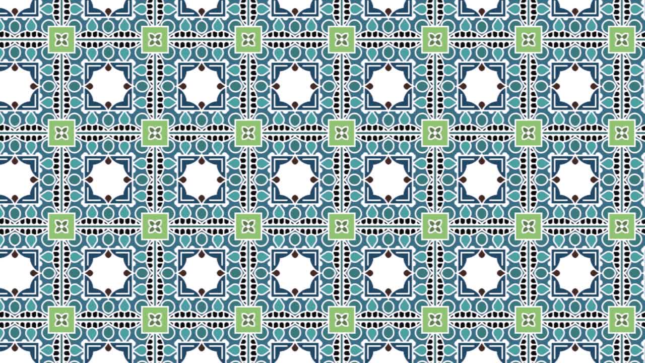 patrón de mosaico geométrico colorido que se repite - toma de diapositivas