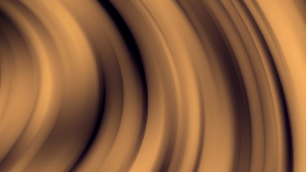 fondo de gradiente retorcido de bucle sin costuras. renderizado en 3d de filas y filas de rayas marrones coloridas onduladas. animación de gradiente de onda colorida. patrones geométricos futuros fondo de movimiento
