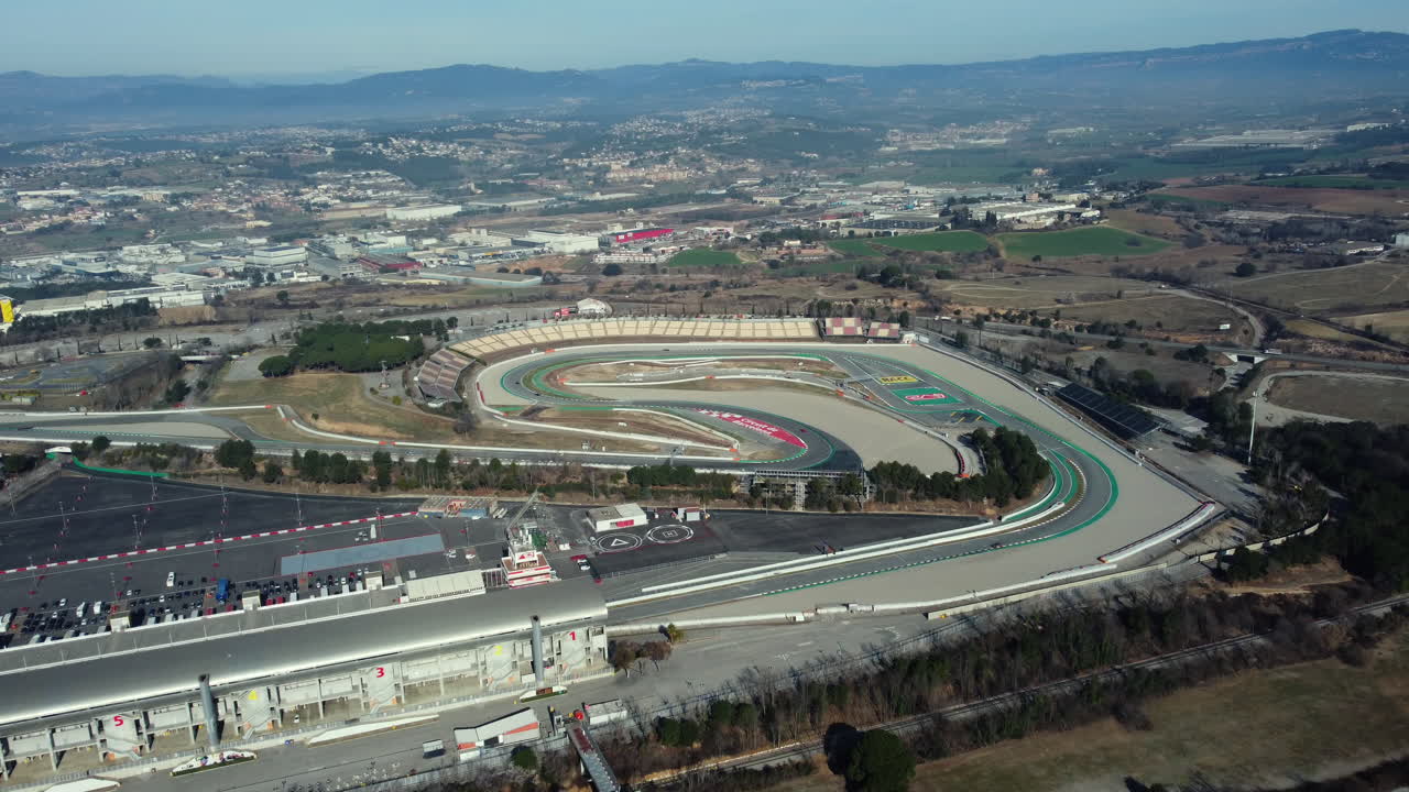 Aerial view of the Monaco F1 Circuit