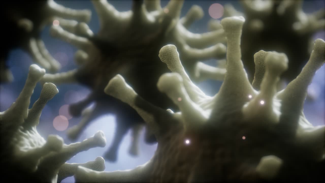 концепция коронавируса ncov респираторный вирус