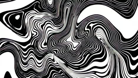 abstract black and white swirls