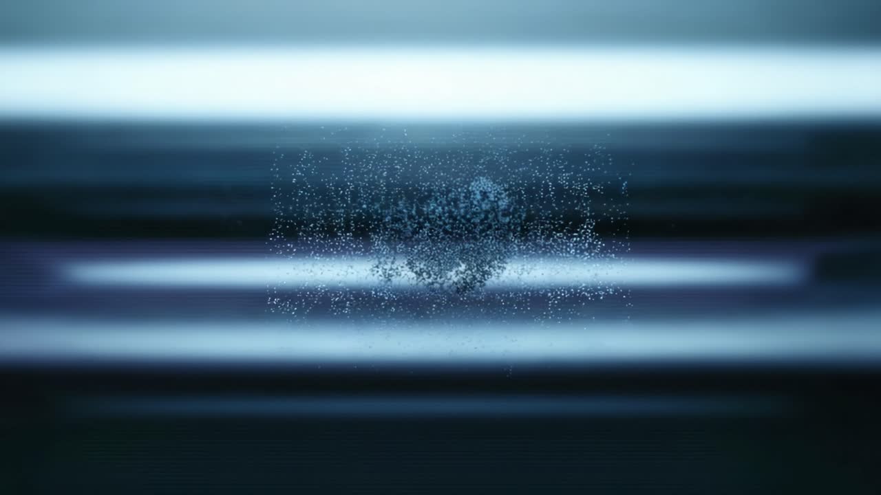 A Dynamic Display of Fluid Motion with Light Reflections and Particle Effects Captured in Two Distinct Frames of a Mesmerizing Digital Video Scene