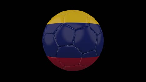 soccer ball with flag venezuela, alpha loop