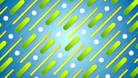 animación de video geométrica minimalista abstracta y colorida