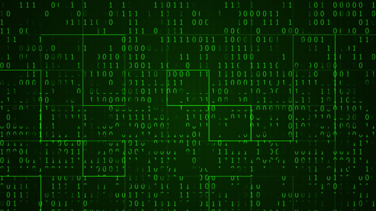 Fondo de código binario