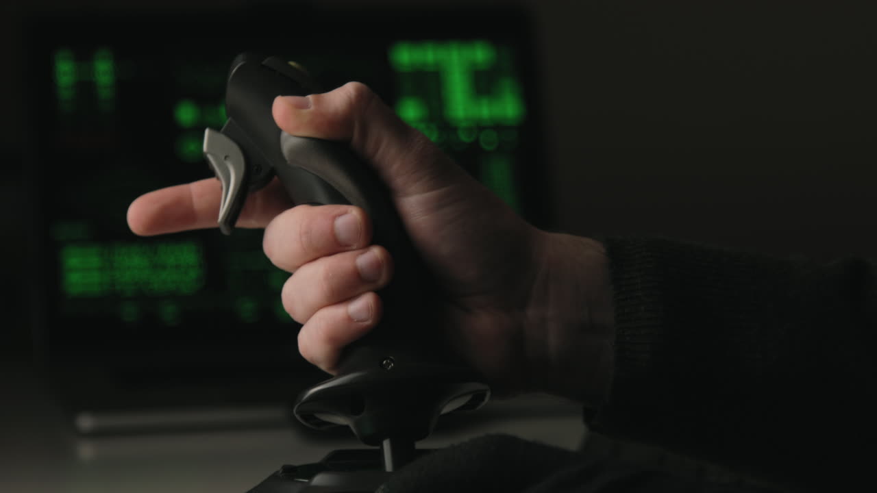 piloto remoto militar de uav