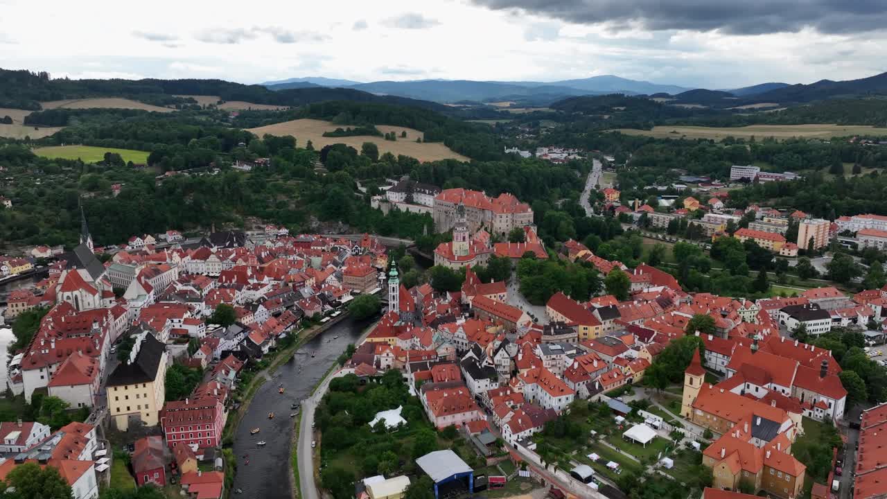 Český Krumlov, South Bohemia, Czechia, July 2023