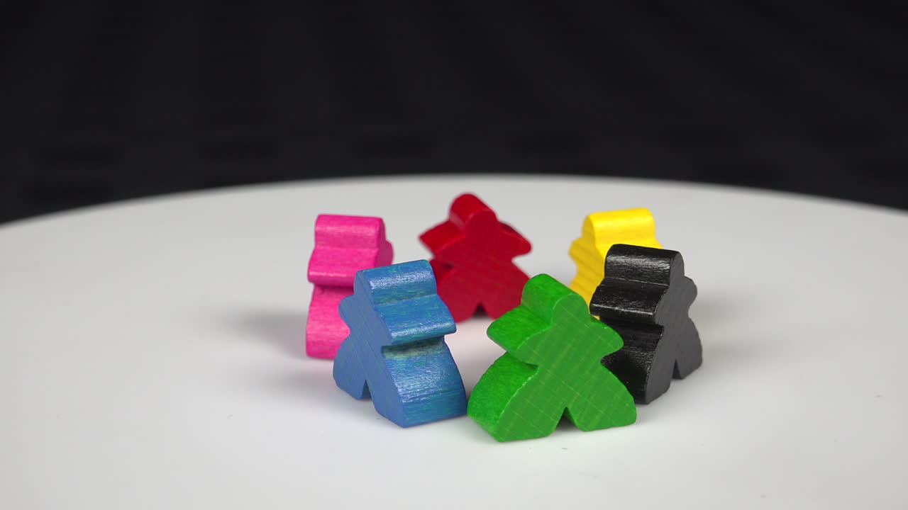 Carcassonne Board Game tiles in detail