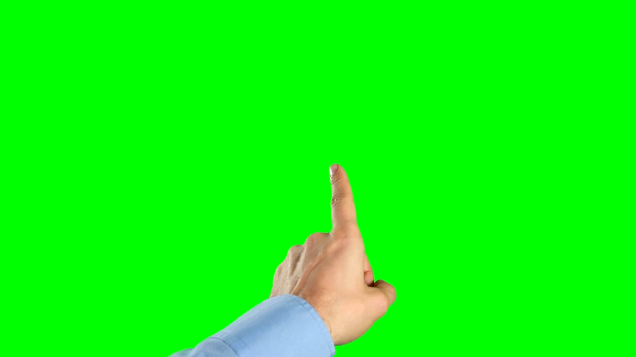Mano di un uomo che tocca uno schermo digitale 4k