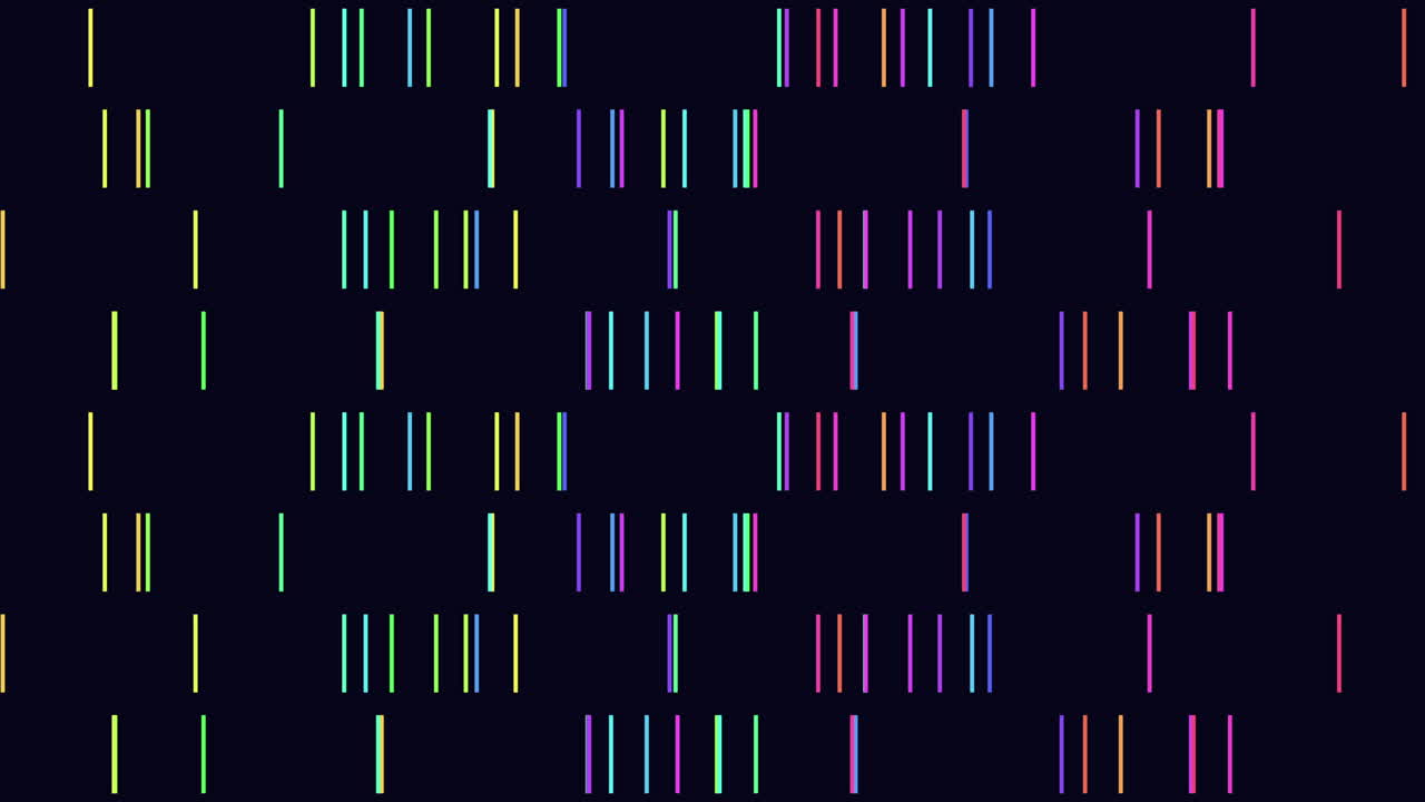 Intricate And Vibrant Dna Pattern On A Sleek Black Background