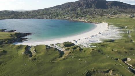 superb scenery of the dog's bay beach in roundstone, county galway, ireland