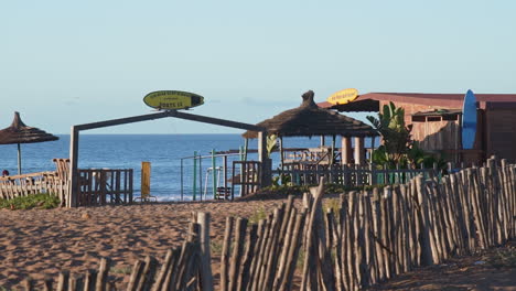 beach club in ain diab beach in casablanca morocco