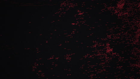 rote spritzer und grunge-textur mit rauscheffekt