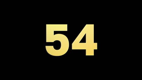 countdown timer for 60 to 0 seconds. numbers change, increasing and decreasing. samba color, shade of gold. background alpha channel. concept - counter time, waiting for an event.
