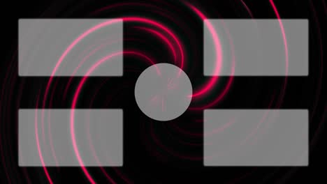 vortex neon eindkaart eindscherm bewegingsgrafiek