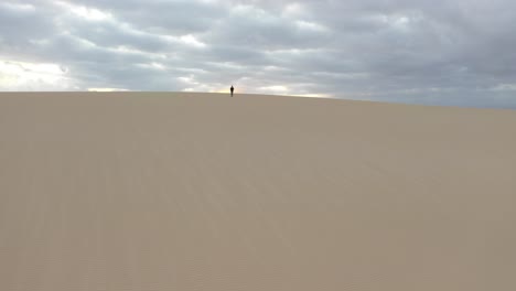 an overcast day in jericoacoara sand dunes