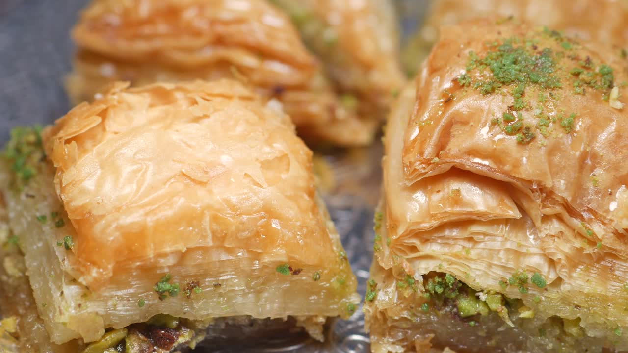 Un delizioso baklava.