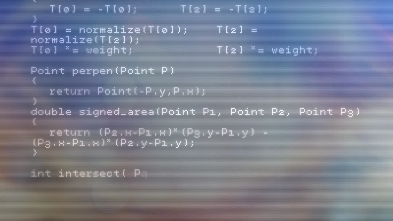 Animation of computer data processing