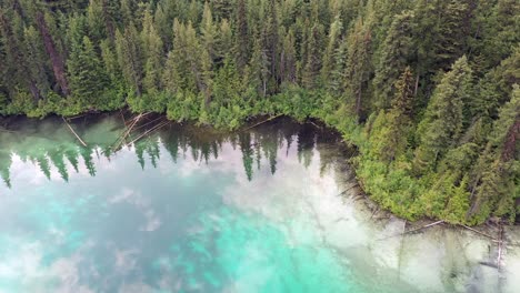 la obra maestra de la naturaleza: el impresionante paisaje del lago johnson