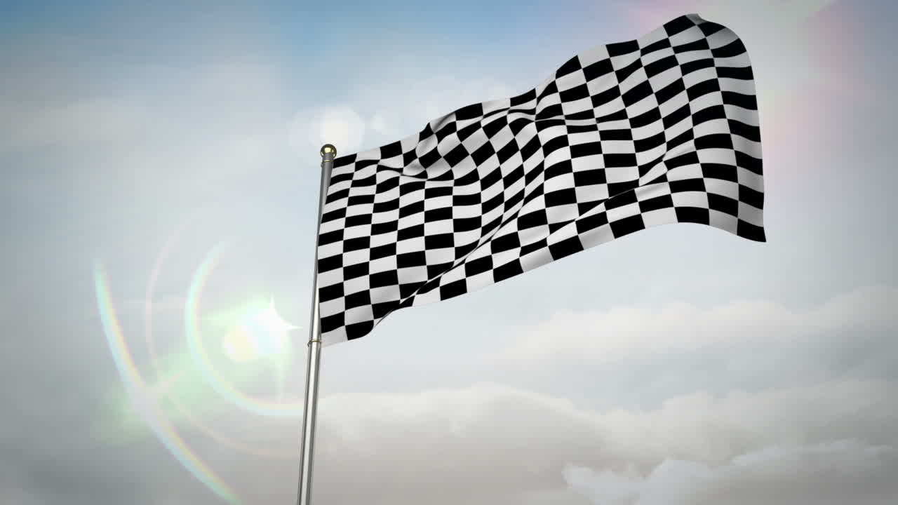 파란 하늘에 대한 체커드 발