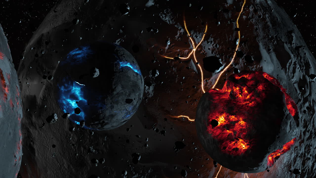 Planetary Collision in Deep Space