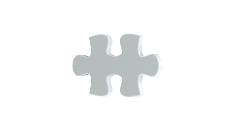 blank single middle horizontal puzzle piece.