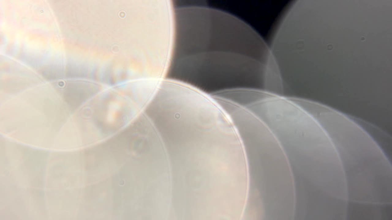 Abstract psychedelic flickering of light spots