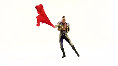 Man in Bullfighter Costume