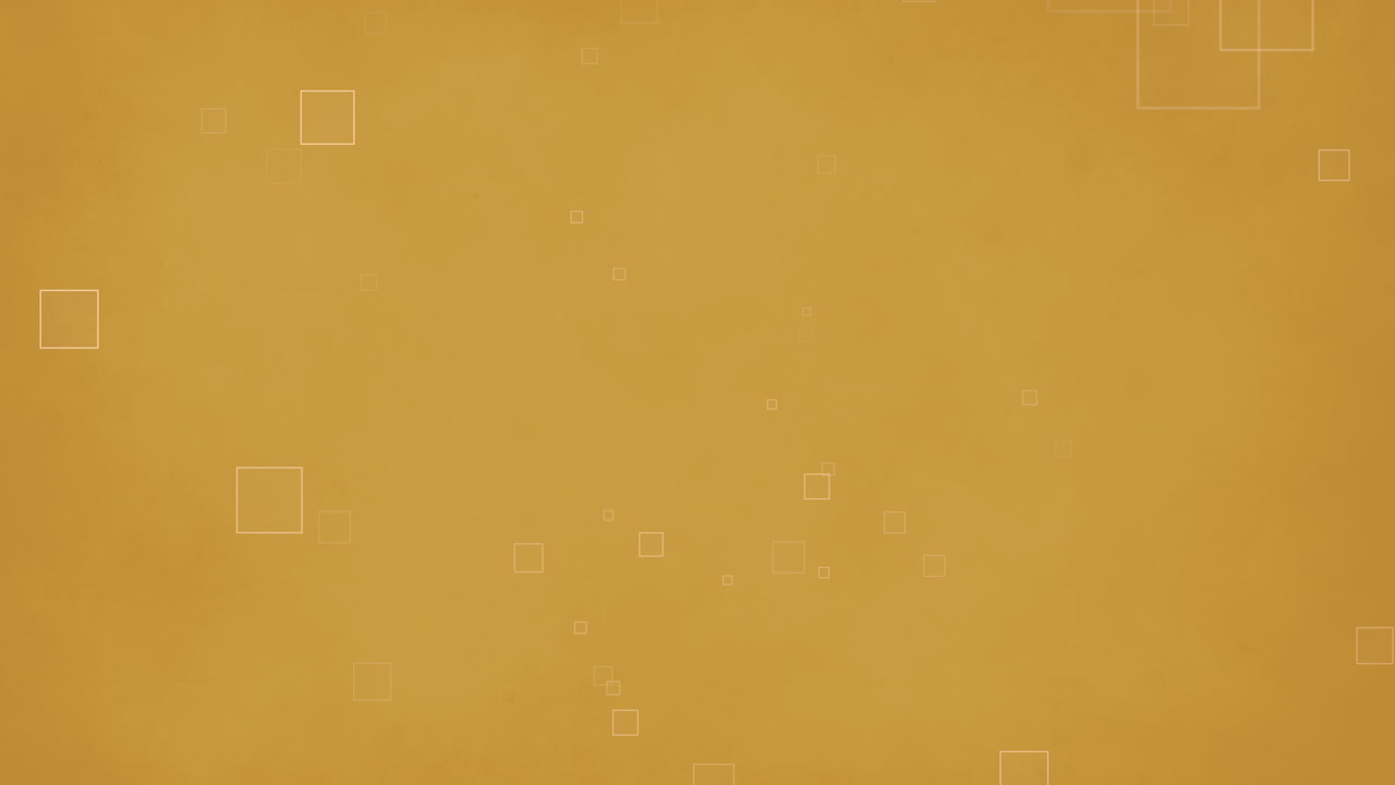 hombre confiado en camisa amarilla contra un vibrante fondo de patrones cuadrados