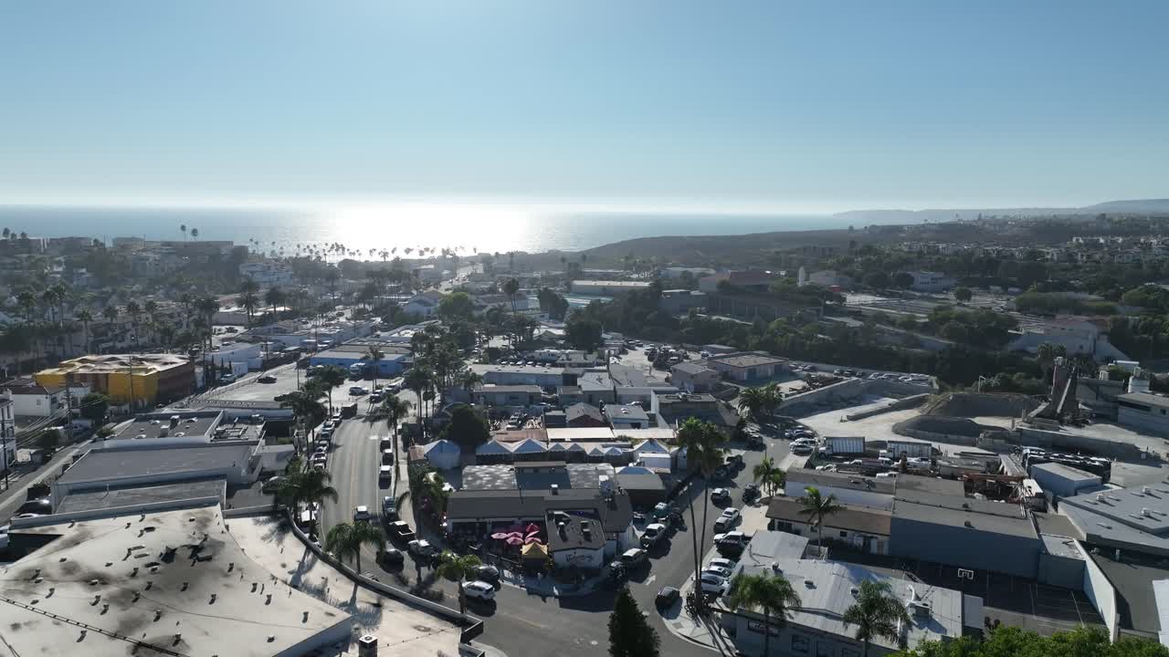 San Clemente California Aerial Town View